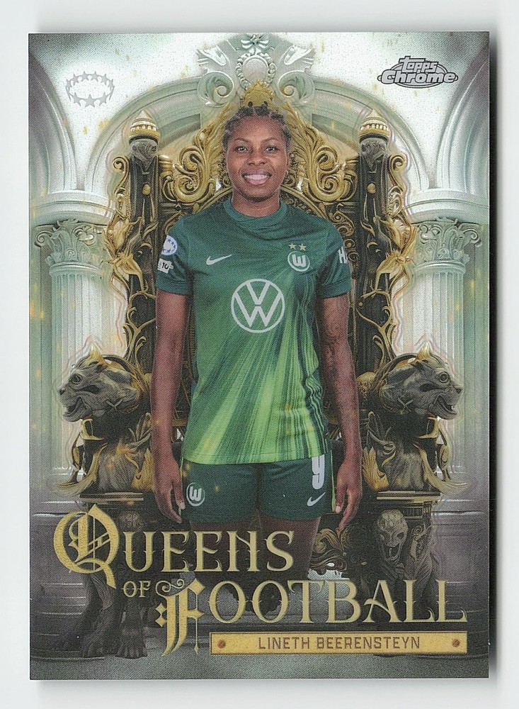 2025-26 Topps Chrome UEFA Women&rsquo;s #QF-7 Lineth Beerensteyn Queens Of Football