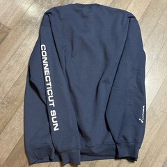 Connecticut Sun WNBA Unisex Crewneck Sweatshirt XL Navy Graphic Pullover LN