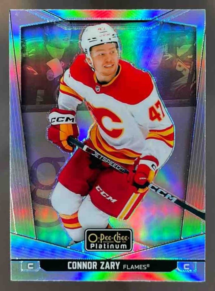 2024-25 OPC Platinum Connor Zary Rainbow #52 Flames