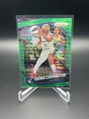 2025 Panini Prizm WNBA DIJONAI CARRINGTON Green Pulsar Prizm #’d / 25 SSP #9
