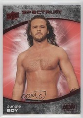2021 Upper Deck AEW Spectrum Red 40/50 Jungle Boy Jack Perry #76 Rookie RC 0lb0