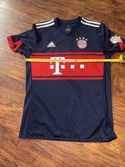 BAYERN MUNICH JERSEY AWAY FOOTBALL SOCCER SHIRT 2017 – 2018 ADIDAS MEN sz M