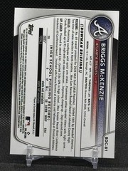 2025 1st Bowman Draft Chrome Briggs McKenzie #BDC-81 Yellow Mojo Refractor /75