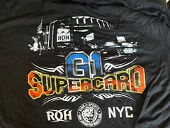 New Japan Pro Wrestling Shirt XXL Ring Of Honor NJPW ROH G1 Supercard 2019 NYC