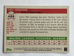 2025 Topps Chrome Platinum Orel Hershiser Rose Gold Mini Diamond Refractor/75