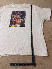 Vintage Ultimate Warrior Kerry Von Erich T-Shirt Mens XL XXL Gray Wrestling WWE
