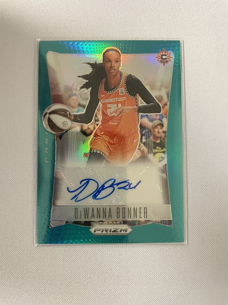 2024 Panini Prizm WNBA DeWanna Bonner Teal Signatures AUTO /35 Connecticut Sun