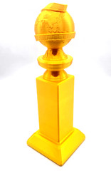 Replica Golden Globe Award -Full Size 11&Prime; 3D Printed Trophy in Silk Gold PLA