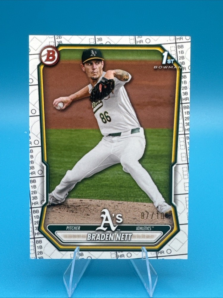2026 Bowman Braden Nett 1st Bowman BP-137 White Scoreboard 07/10