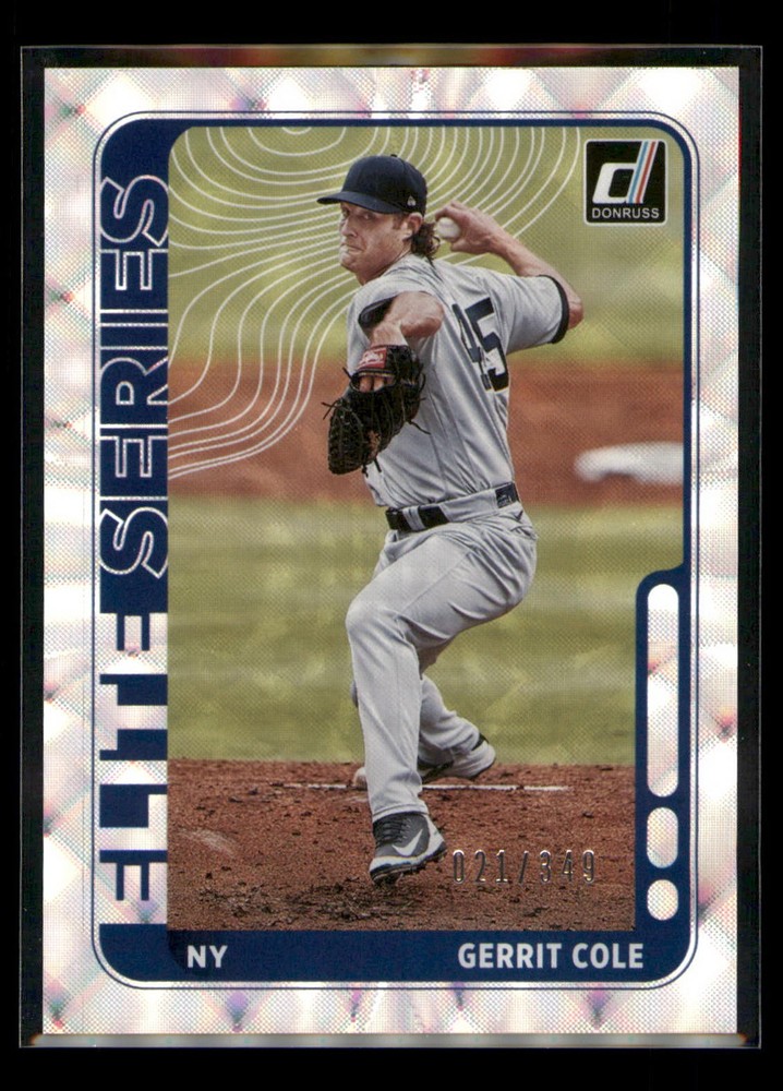 2021 Donruss Gerrit Cole #ES11 Elite Series Silver 21/349