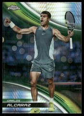 2025 Topps Chrome Prism Refractors #1 Carlos Alcaraz – TN