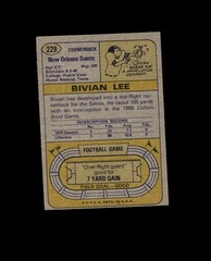 1974 Topps 229 Bivian Lee RC EX-MT #D1,540115