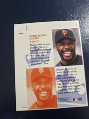 Barry Bonds San Francisco Giants 1996 Flair Diamond Cuts PROOF .