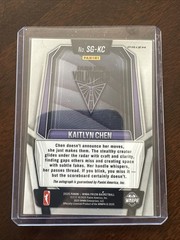 2025 Panini Prizm WNBA Kaitlyn Chen Signatures Auto