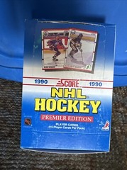 1990 Score NHL Hockey Premier Edition Wax Box 36 Factory Sealed Packs