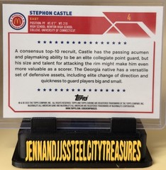 Stephon Castle 2023 Topps Chrome McDonalds All American #4 RayWave Spurs RC