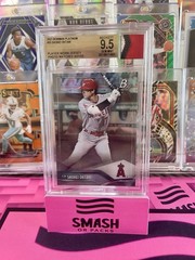 2021 Bowman Platinum Shohei Ohtani #93 Graded GEM MINT 9.5 With Jersey Patch HOT