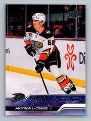 2023-24 Upper Deck #456 Jackson LaCombe Young Guns Anaheim Ducks (RC)