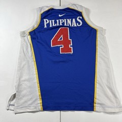 Pilipinas Basketball Jersey Philippines FIBA #4 Jimmy Alapag Men’s L