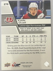 2025-26 Upper Deck CHL #278 Kade Duell
