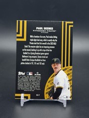 2024 Topps Update Topps Black Gold #BG-17 Paul Skenes Pittsburgh Pirates RC
