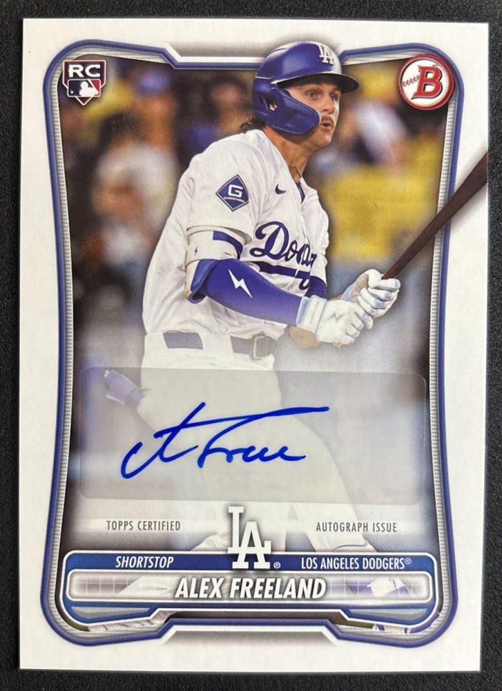 2026 Bowman Baseball Alex Freeland Base Rookie Autograph PRV-AF LA Dodgers