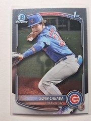 2025 Bowman Chrome 1st Juan Cabada BCP-207 Cubs