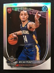 2025-26 Bowman Micah Peavy #BRR-41 Chrome Red Rookie Variation SP RC Pelicans