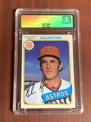 1980 Topps Burger King Nolan Ryan HOF card #9 graded 7.5 by MPE
