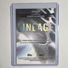 Topps 2026 Topps Chrome UFC Conor McGregor Chrome Lineage Autograph CCA-CM