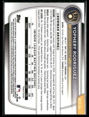 2025 Bowman #BCP-36 Yophery Rodriguez Chrome Prospects, Brewers