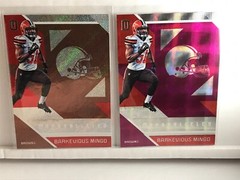 2016 Barkevious Mingo Unparalleled Lot(2): PINK & ORANGE PARALLEL #76. Browns LB