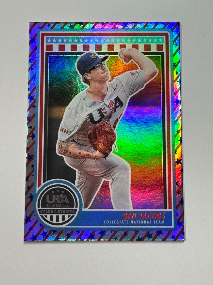 2025 Panini Stars & Stripes USA Base Stars & Stripes #31 Ben Jacobs 16/50