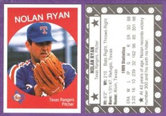 Nolan Ryan Texas Rangers 1959 Throwback Style Type 1 Unbranded Oddball Card