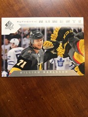 18-19 UD SP Authentic Moments #101 William Karlsson