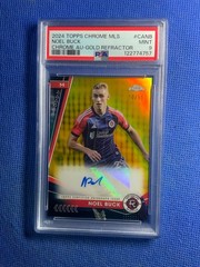 2024 Topps Chrome Auto Gold /50 Noel Buck #CA-NB PSA 9 POP 1