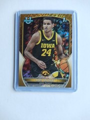 2022-23 BOWMAN CHROME UNIVERSITY GOLD SHIMMER REFRACTOR #71 KRIS MURRAY 46/50