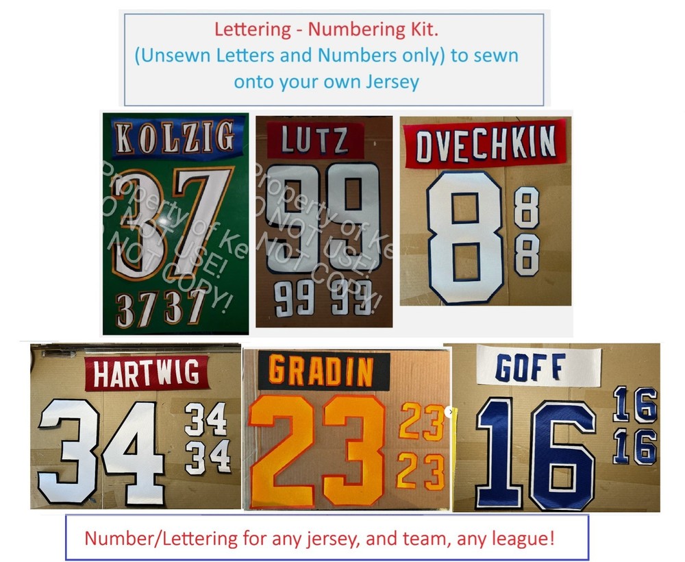 Washington (Any team/Capitals) Custom Name Number for Hockey Jersey READ DESC