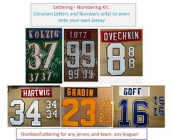 Washington (Any team/Capitals) Custom Name Number for Hockey Jersey READ DESC
