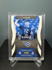2020 Panini Certified – Rookie Signatures Cole McDonald #RS-CM Mirror Teal…