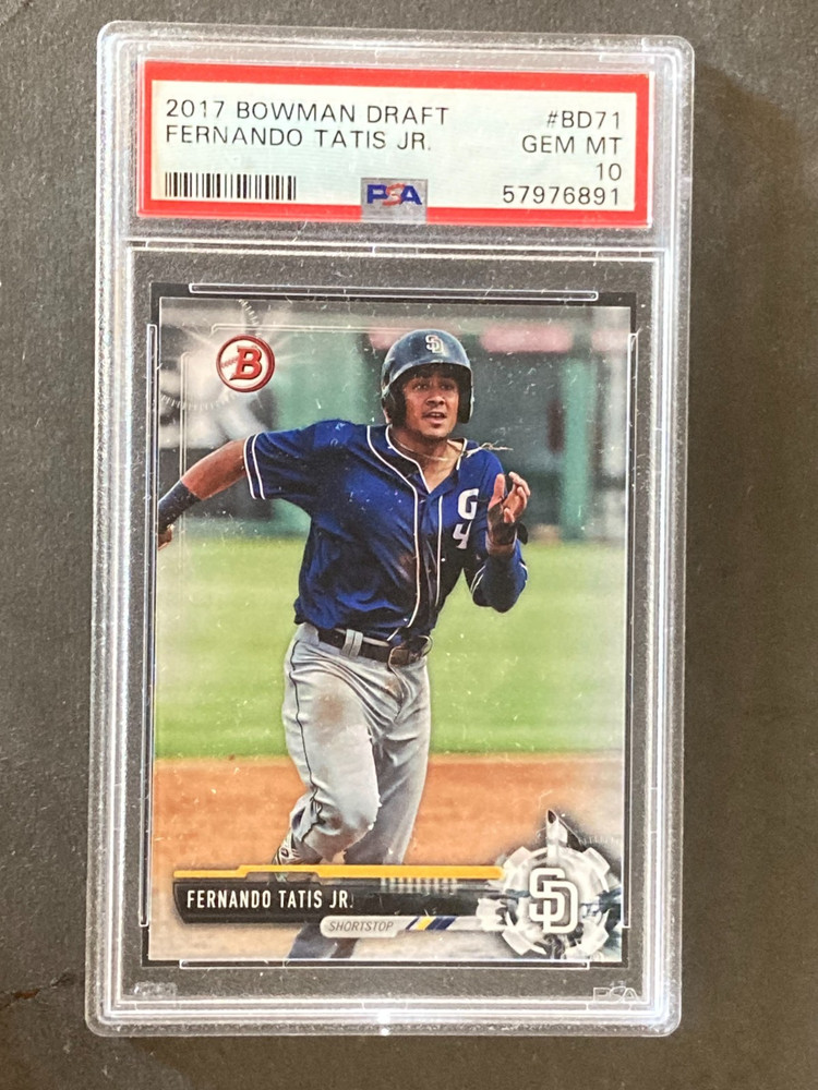 2017 Bowman Draft #BD71 Fernando Tatis PSA 10