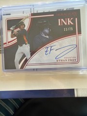 2026 Panini Immaculate Collection #II-EF Ethan Frey Immaculate Ink Red #/75