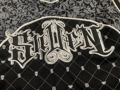 NEW Sullen Clothing basketball jersey Black, White and Grey Embroidery 2XL