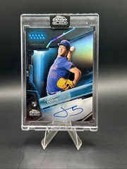 2026 Topps Chrome Black – Autographs Jonah Tong #CBA-JT Blue Refractor /150 (AU,