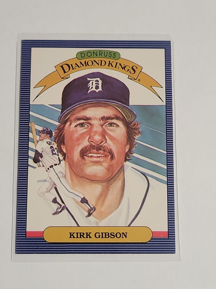 1986 Donruss #1 Kirk Gibson Diamond Kings Detroit Tigers Baseball Card ⚾️