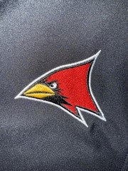 Port Authority Womens St. Louis Cardinals Jacket Collared Full Zip Black Size XL