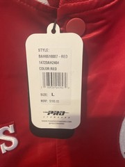 Atlanta Hawks Pro-Standard NBA Members Only Midweight Blood Red Jacket Sz Large