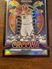 NIKOLA JOKIC 2024-25 Panini Prizm Black Groovy #7 SSP Case Hit- Nuggets