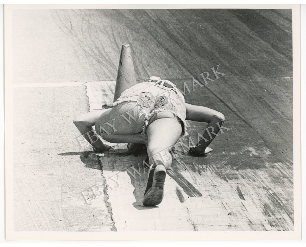 ORIG Type 1 Photo 8×10 JUNGLE PAM HARDY FUNNY CAR NHRA AHRA DRAG STRIP LR727