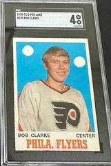 1970 OPC Opeechee #195 BOBBY CLARKE Rookie FLYERS SGC 4 Well Centered!